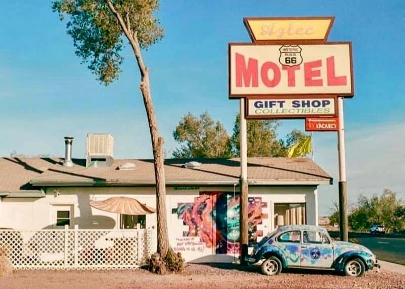 The Aztec Motel & Creative Space Seligman Exterior foto